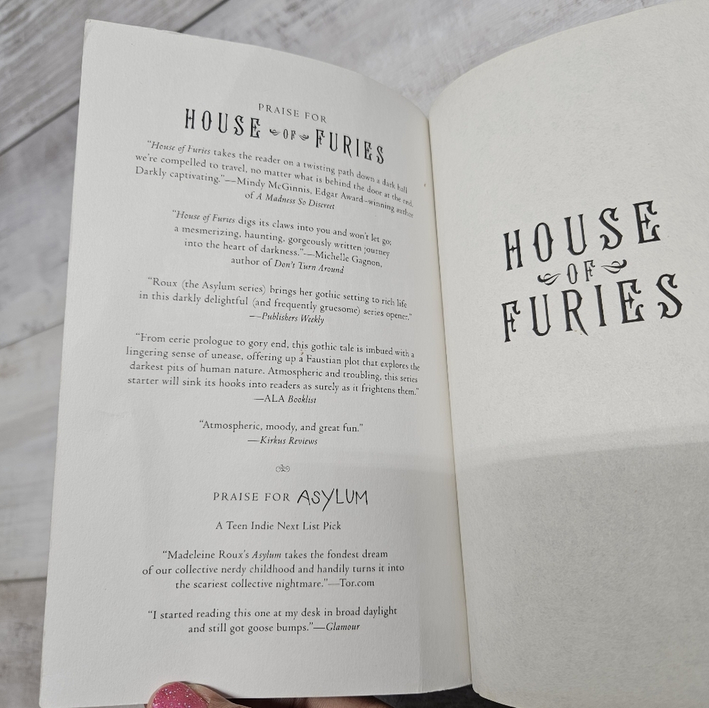 Madeline Roux House of Furies Court of Shadows Tomb of Ancient Novels Set of 3 - Picture 9 of 12